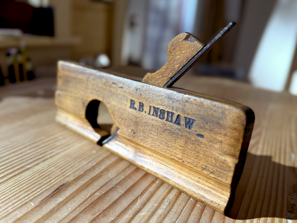 R B Inshaw gunstocker plane
